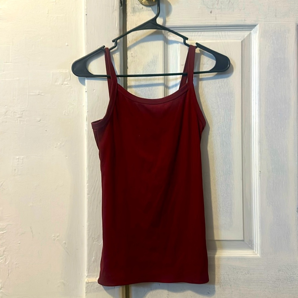 Never worn burgundy tank